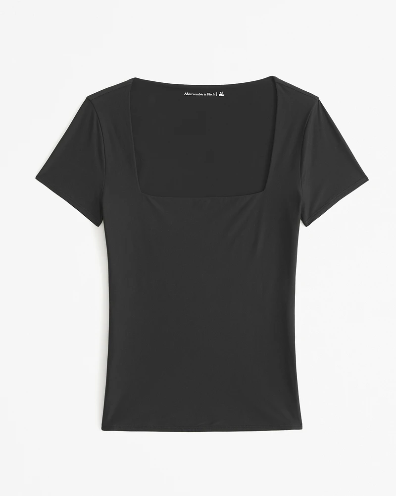 Soft Matte Seamless Tuckable Squareneck Top