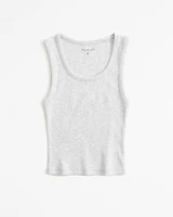 Essential High Scoopneck Rib Tank