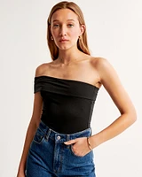 Asymmetrical Cotton-Modal Top