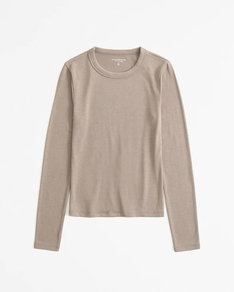 Long-Sleeve Cozy Lounge Knit Top