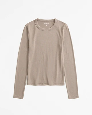 Long-Sleeve Cozy Lounge Knit Top