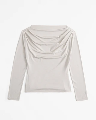 Long-Sleeve Slash Top