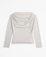 Long-Sleeve Slash Top