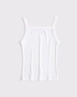 Straight Neck Rib Tank