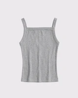 Straight Neck Rib Tank