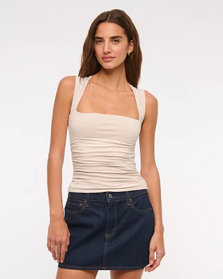The A&F Ava Bubble Knit Top