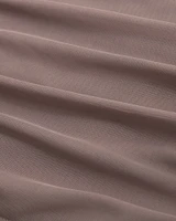 Ruched Mesh Halter Top