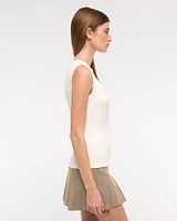 Slash Button-Through Top