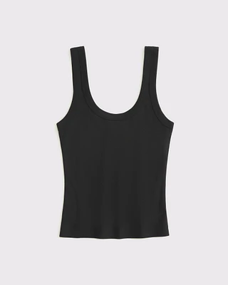 Vintage Rib Tuckable Scoopneck Tank