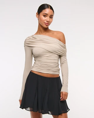 Asymmetrical Foldover Top