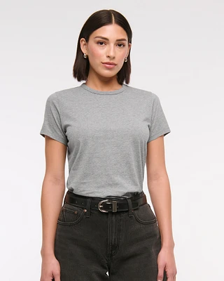 Essential Polished Body-Skimming Tuckable Tee
