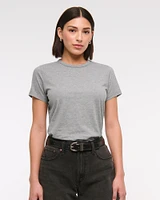 Essential Polished Body-Skimming Tuckable Tee