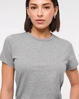 Essential Polished Body-Skimming Tuckable Tee