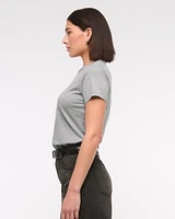 Essential Polished Body-Skimming Tuckable Tee