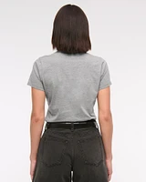 Essential Polished Body-Skimming Tuckable Tee