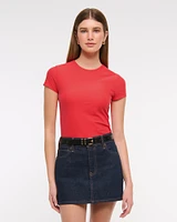 Soft Matte Seamless Tuckable Crew Tee