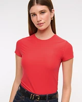 Soft Matte Seamless Tuckable Crew Tee