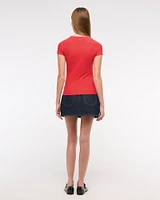 Soft Matte Seamless Tuckable Crew Tee