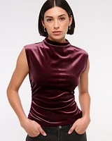 The A&F Paloma Stretch Crepe Top