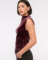 The A&F Paloma Stretch Crepe Top