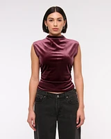 The A&F Paloma Stretch Crepe Top
