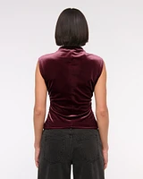 The A&F Paloma Stretch Crepe Top