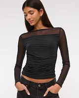 Mesh Slash Top