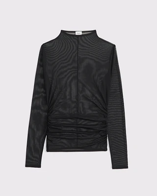 The A&F Paloma Long-Sleeve Mesh Top