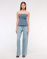 Foldover Tube Top
