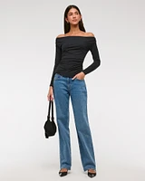 Off-The-Shoulder Draped Top