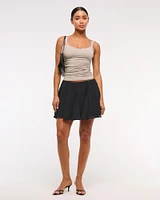 Sweetheart Contrast Top