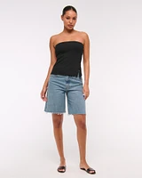 Side-Button Tube Top