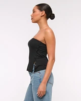 Side-Button Tube Top