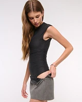 Soft Matte Seamless Ruched Bodysuit