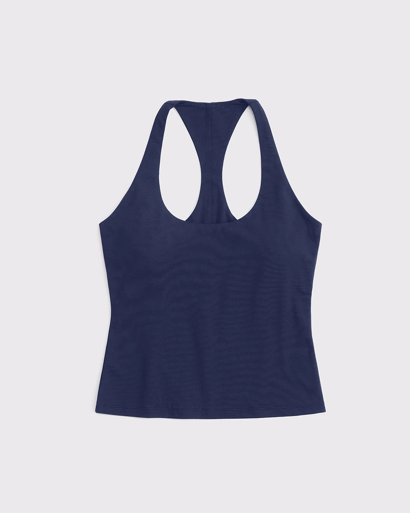 Bra-Free Racerback Scoopneck Tank