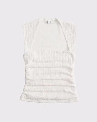The A&F Ava Bubble Knit Top