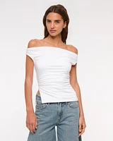 Draped Off-The-Shoulder Top
