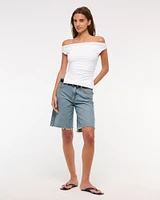 Draped Off-The-Shoulder Top