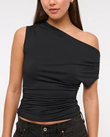 Asymmetrical Draped Top