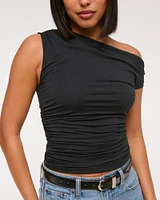 Asymmetrical Draped Top