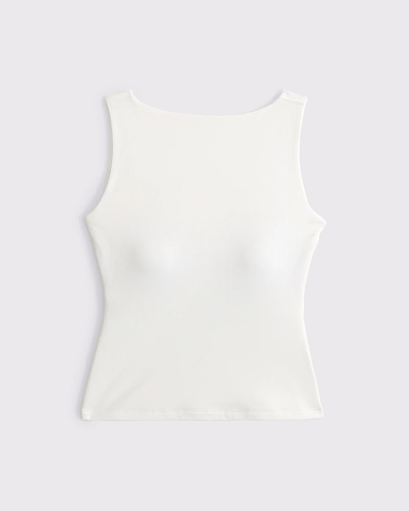Bra-Free Scoop Back Slash Top