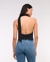 Halter Cowl Scarf Top