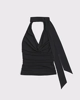 Halter Cowl Scarf Top