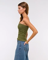 Bra-Free Mesh Hardware Tube Top