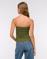 Bra-Free Mesh Hardware Tube Top