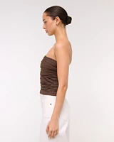 Bra-Free Mesh Hardware Tube Top