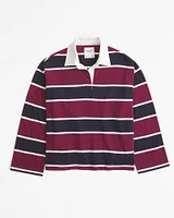 Long-Sleeve Rugby Polo Top