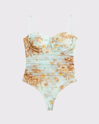 Bra-Free Mesh Bodysuit