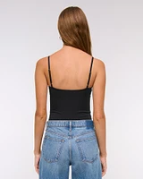 Bra-Free Hardware Cutout Bodysuit