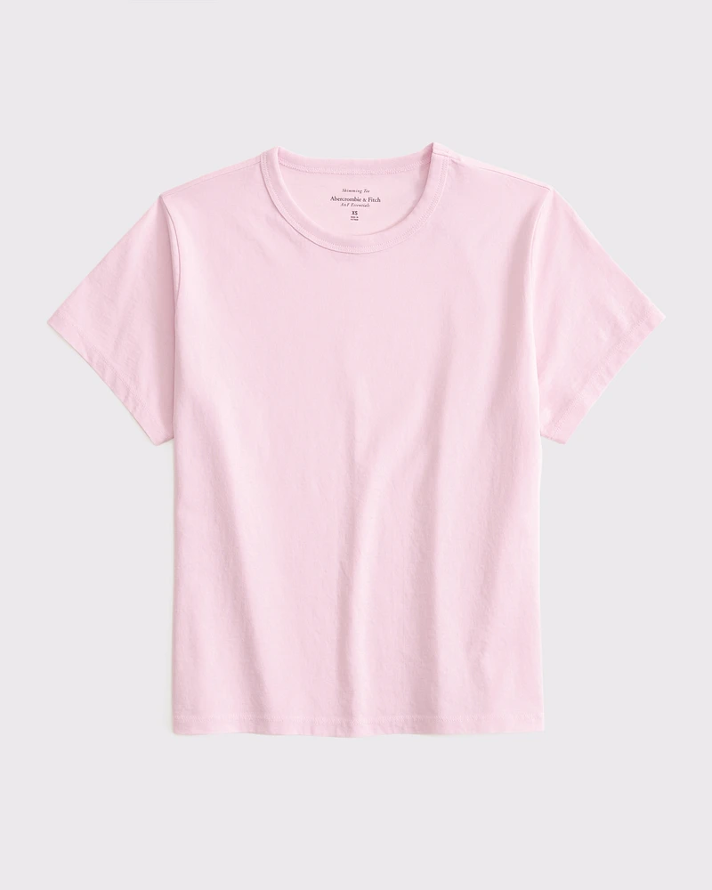 Essential Polished Body-Skimming Tee